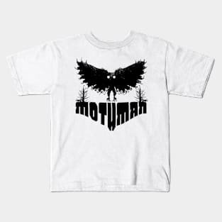 Mothman West Virginia Wing Humanoid Moth Retro Vintage Kids T-Shirt